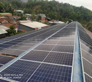 Hệ thông điện năng lượng mặt trời hòa lưới 100kw tỉnh Bình Phước