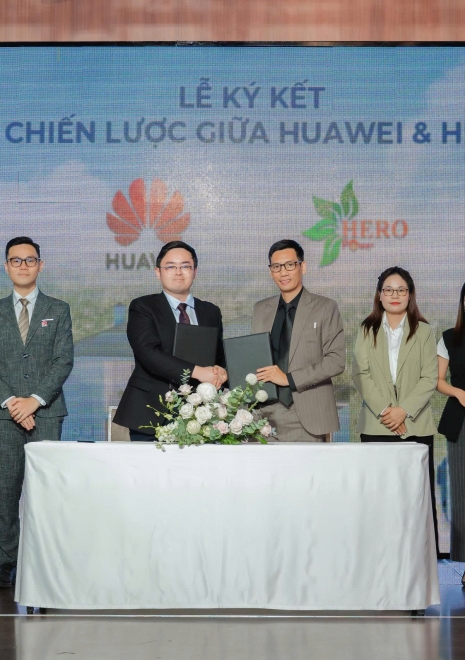 Lễ kí kết hợp tác chiến lược giữa Hero x Huawei