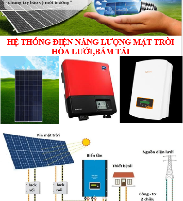 HỆ THỐNG HOÀ LƯỚI BÁM TẢI 8,1KWP