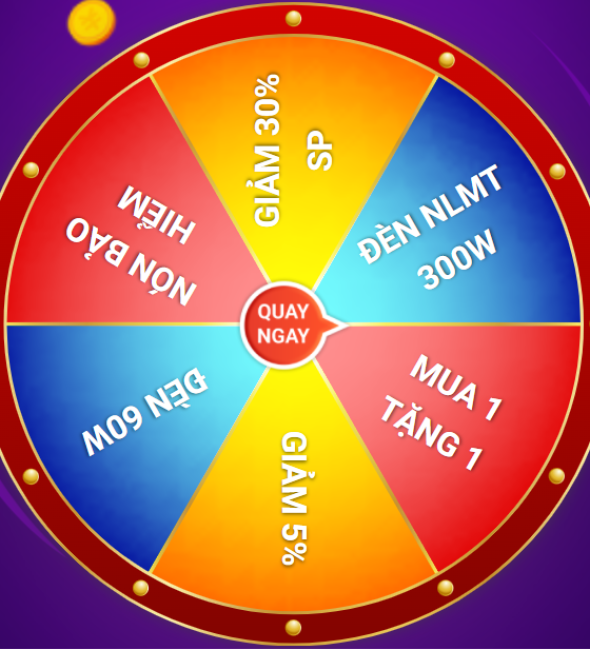 QUAY SỐ MAY MẮN MIỄN PHÍ - NHẬN QUÀ ƯU ĐÃI GIÁ TRỊ