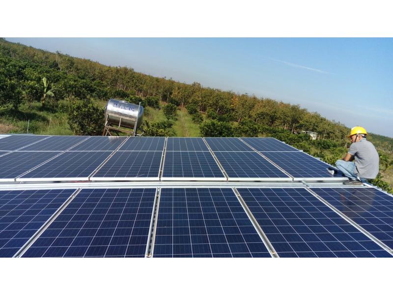 HỆ BƠM NĂNG LƯỢNG MẶT TRỜI CHO TRANG TRẠI BƯỞI 9,7KWP TẠI BÌNH PHƯỚC